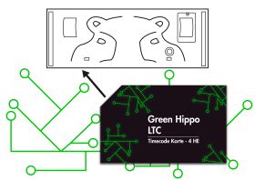 Green Hippo LTC Timecode Karte - 4 HE