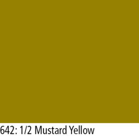 LEE Filter-Bogen Nr. 642 Half Mustard Yellow