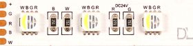 fiRSTlight LED-Stripe 19,2W/m, 24V, 5m, IP00, RGBW