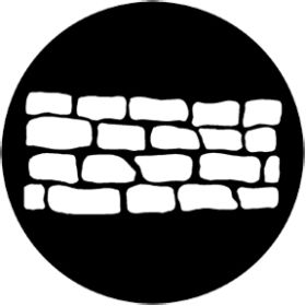 Rosco Glasgobo 77519 ( DHA # 519) Stone Wall