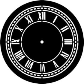 Rosco Metallgobo 77920 ( DHA # 920) Clock Face