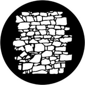 Rosco Metallgobo 77951 ( DHA # 951) Dry Stone Wall 2