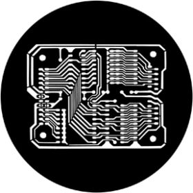 Rosco Metallgobo 77972 ( DHA # 972) Printed Circuit