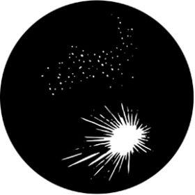 Rosco Metallgobo 78011 ( DHA # 801A) Fireworks 5A