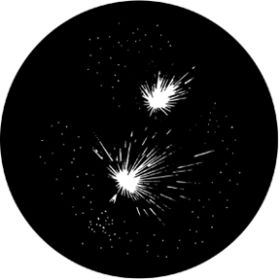 Rosco Metallgobo 78012 ( DHA # 801B) Fireworks 5B