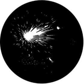 Rosco Metallgobo 78013 ( DHA # 801C) Fireworks 5C