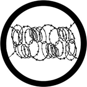 Rosco Metallgobo 78031 ( DHA # 8031) Barbed Wire 2