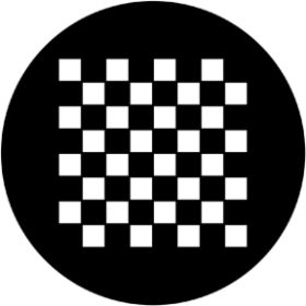 Rosco Metallgobo 78049 ( DHA # 8049) Chessboard