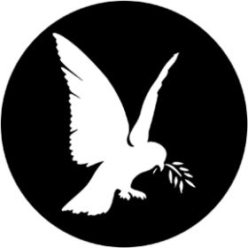 Rosco Metallgobo 78089 ( DHA # 8089) Dove Of Peace