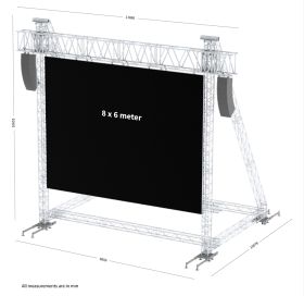 Sixty82 LED Screen Support 8x6m