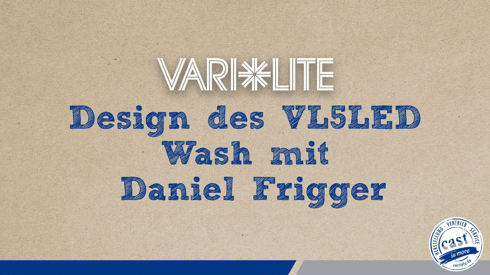 castVlog mit Daniel Frigger zum Design des VL5LED Wash