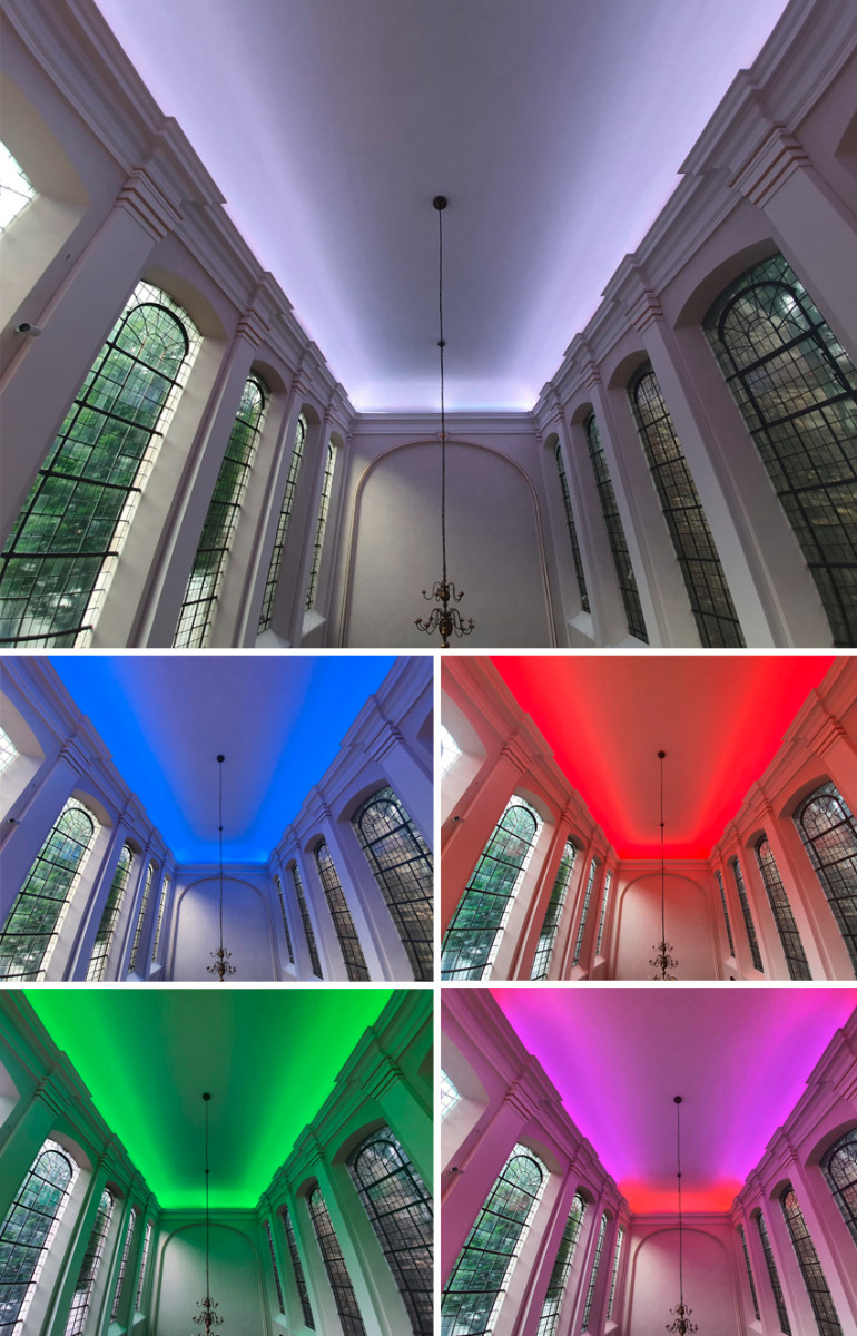 LED-Striplights | Annakirche Achen